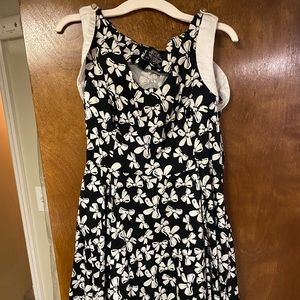 Hearts and Roses Bow pin up dress